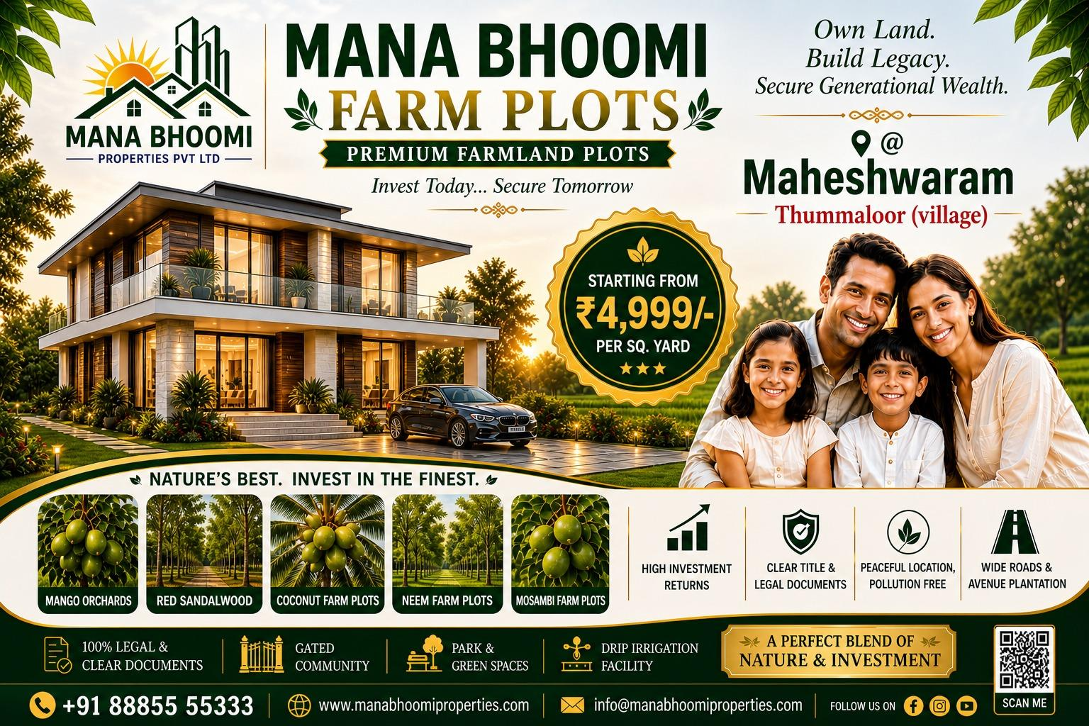 Premium Farmland Plots Brochure